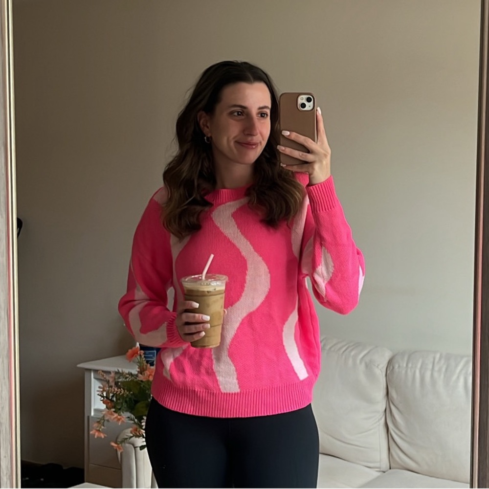 Cute pink sweater